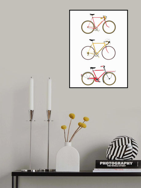 Vintage Bikes Poster och Canvastavla