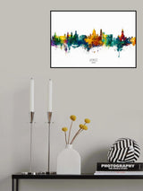Jerez Spain Skyline Poster och Canvastavla