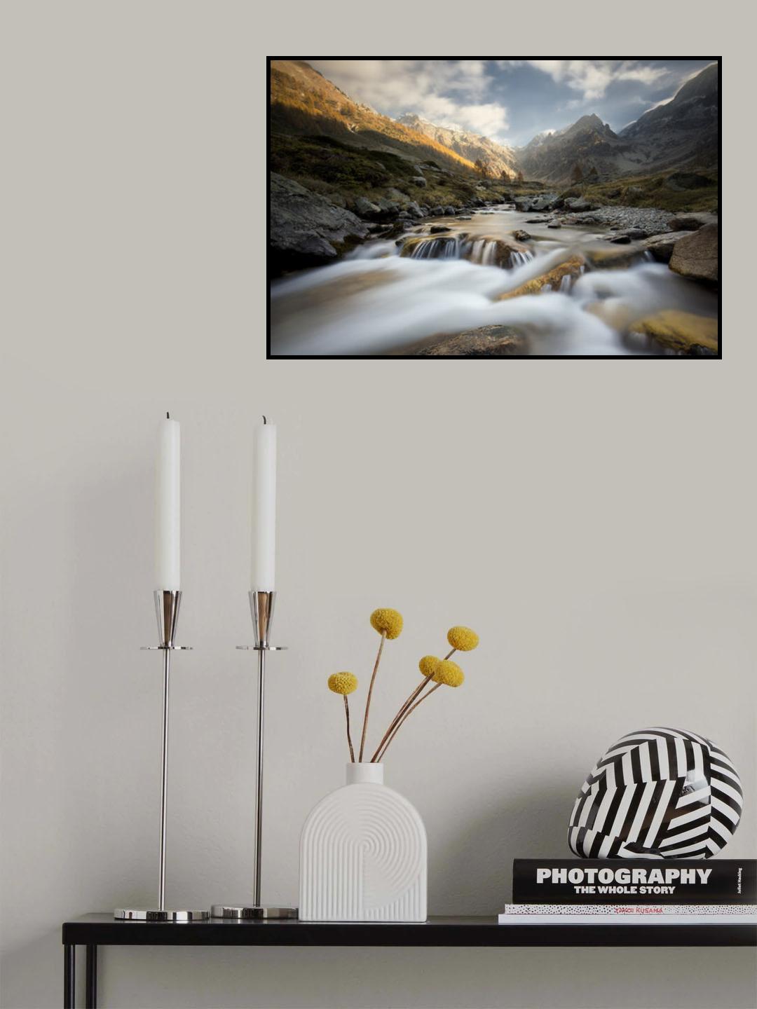 Autumn in the Alps Poster och Canvastavla