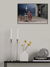 blue water in the sky Poster och Canvastavla