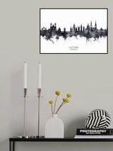 Lucerne Switzerland Luzern Skyline Poster och Canvastavla