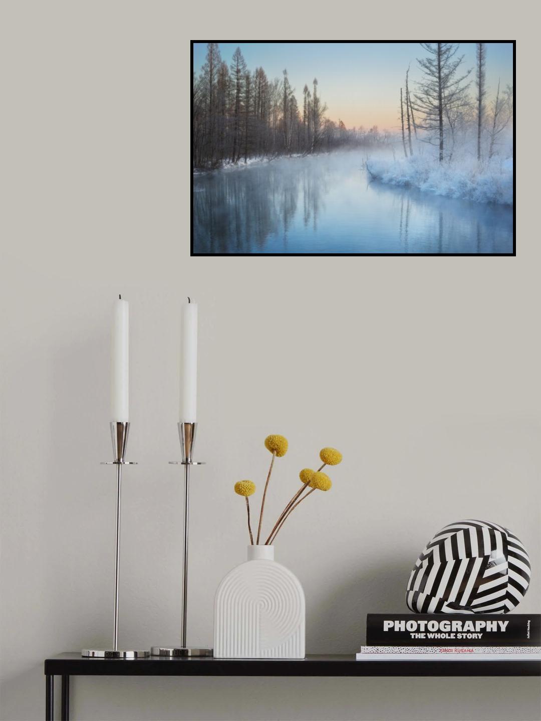 Morning River Poster och Canvastavla