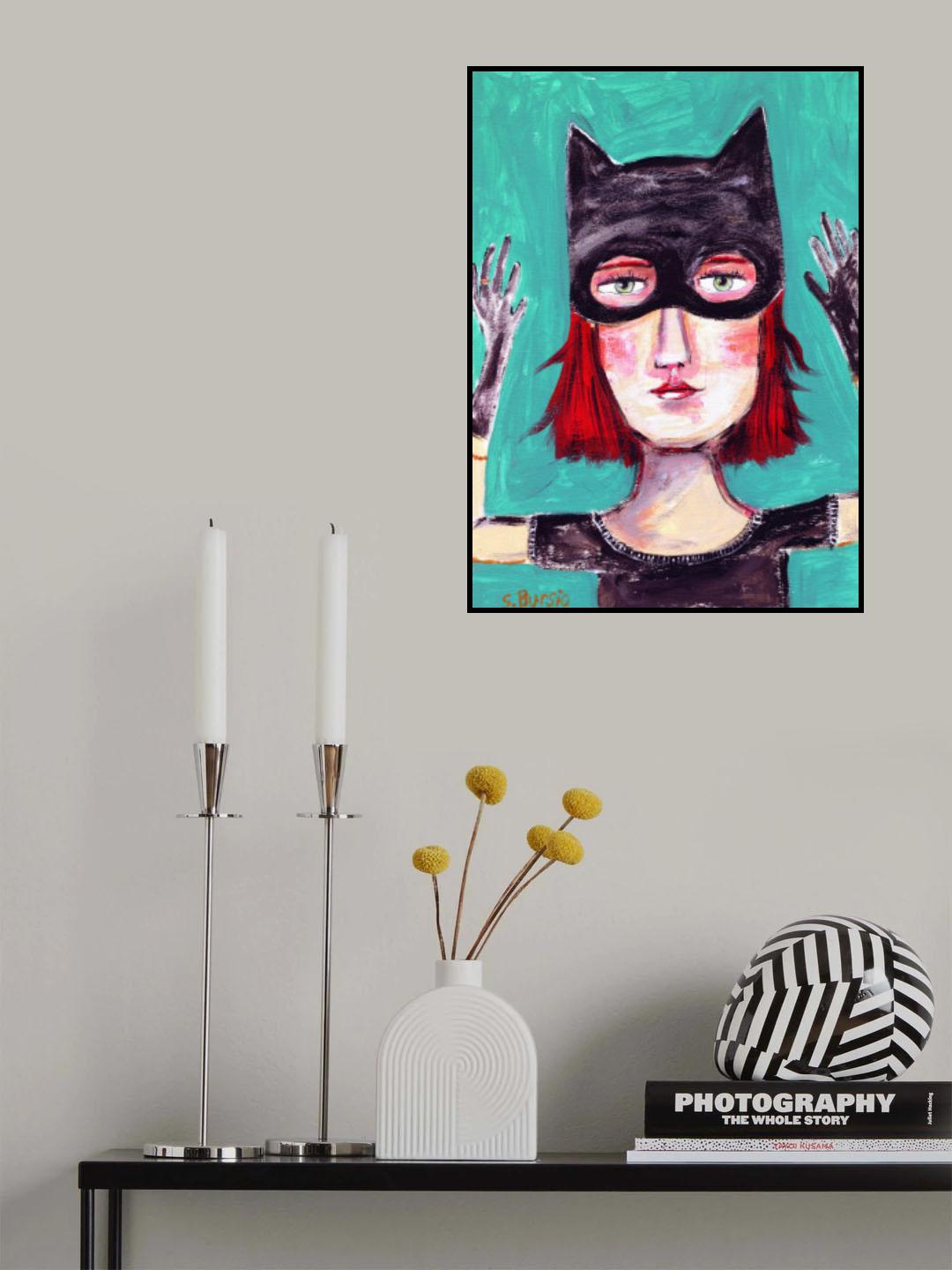 Cat Lady Poster och Canvastavla