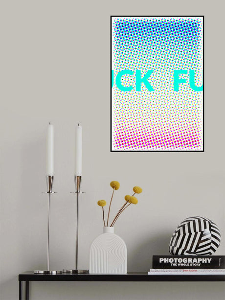 Fuck Poster och Canvastavla