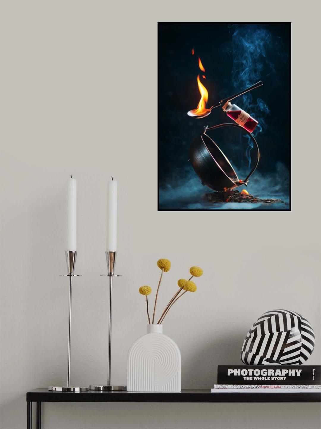Fire Breath Potion Poster och Canvastavla