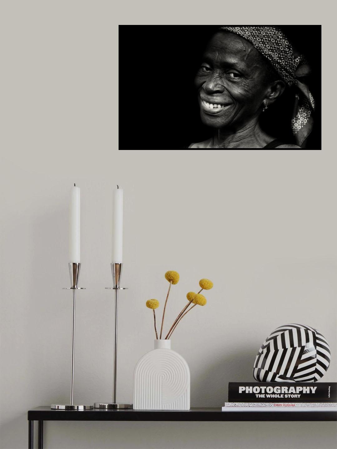 A smile in the market, Benin Poster och Canvastavla