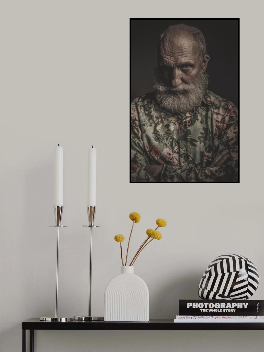 Sleep with one eye open Gripping your pillow tight Poster och Canvastavla