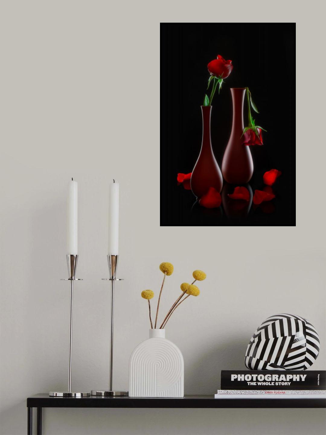 Valentine's Roses Poster och Canvastavla