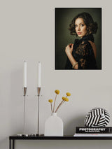Lady in black Poster och Canvastavla