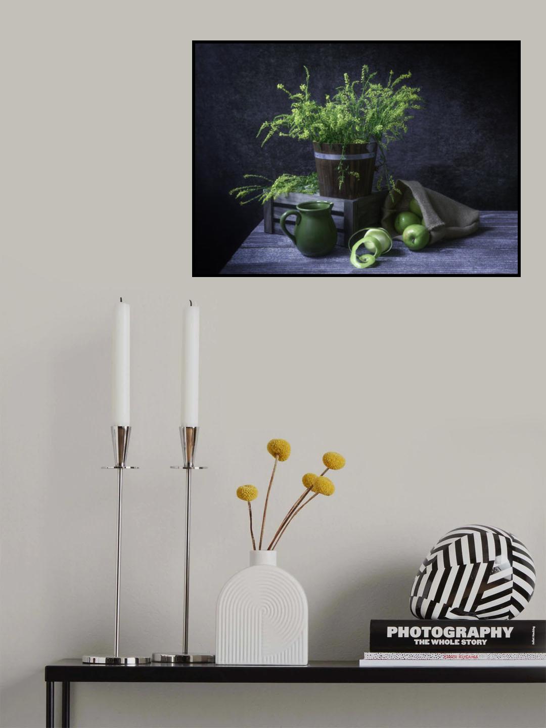 Green Apples Poster och Canvastavla