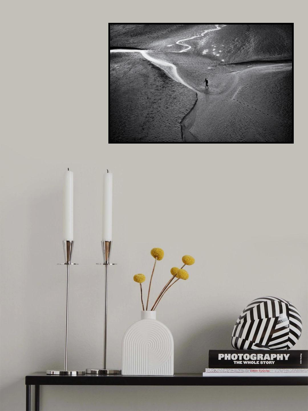 Off the Beat Walk Poster och Canvastavla
