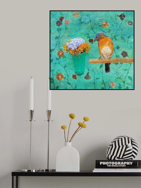 Wrapped In Flowers Poster och Canvastavla