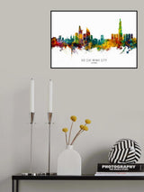 Ho Chi Minh City Vietnam Skyline Poster och Canvastavla