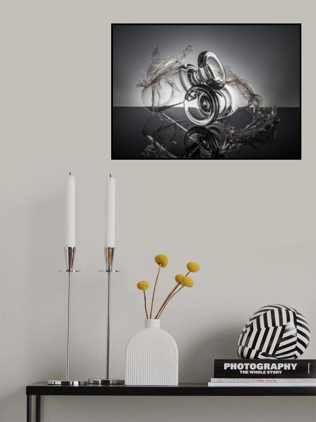 From the series "Experiments with glass" Poster och Canvastavla