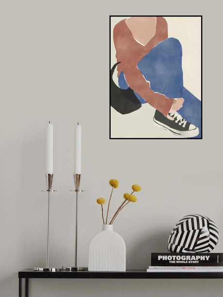 Maroon Low Cut Poster och Canvastavla