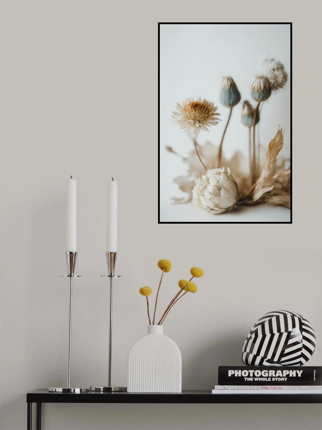 Dry Flower Impression Poster och Canvastavla