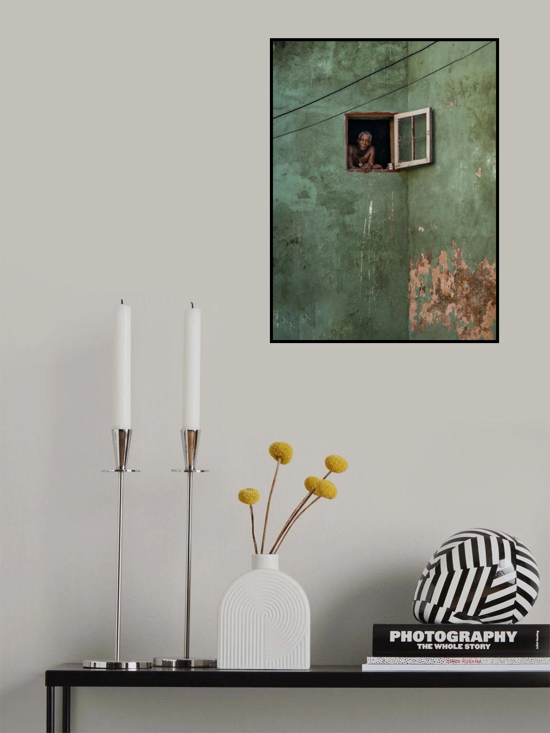 Green Facade Poster och Canvastavla