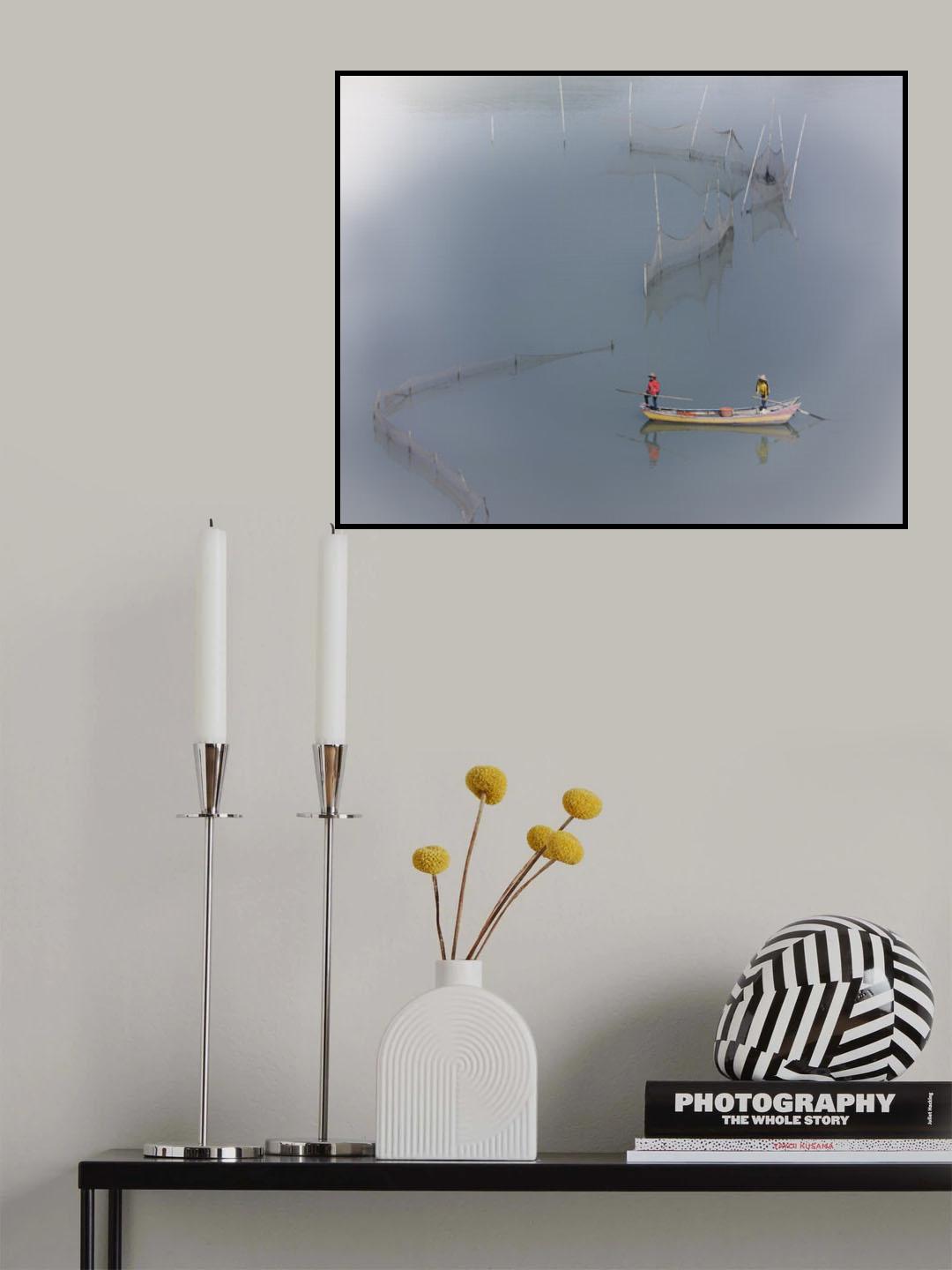 Cruising On the Fish Farm Poster och Canvastavla