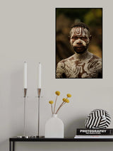 Warrior of Karo tribe Poster och Canvastavla