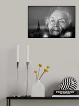 white age. winter outside Poster och Canvastavla