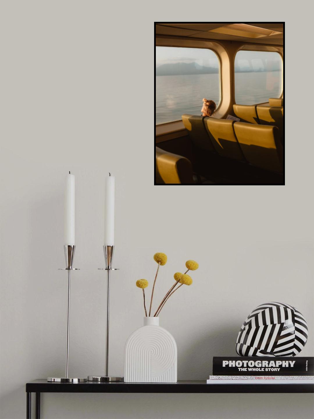 The Girl on the Ferry Poster och Canvastavla