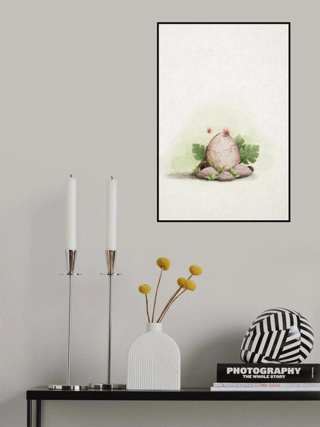 Kawaii Dinosaur (1) Poster och Canvastavla