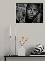 Girl at school in Ghana Poster och Canvastavla