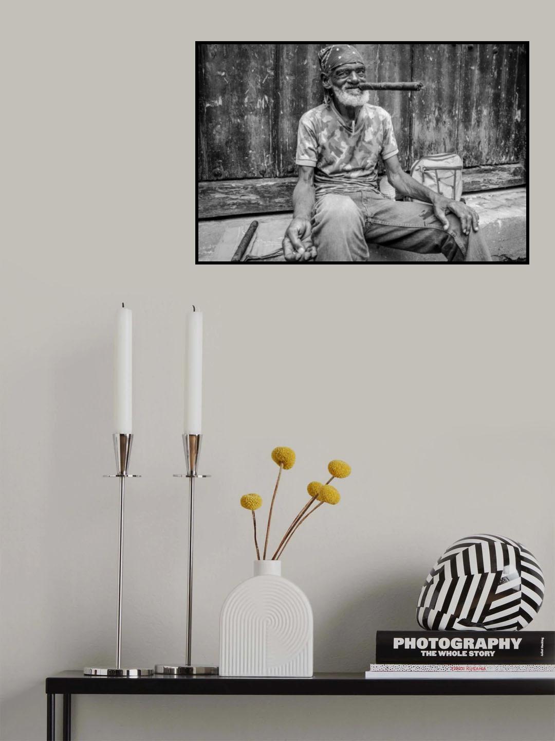 Smoke a cigar Poster och Canvastavla