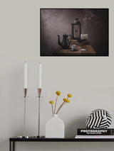It's already dawn! Blow out the candle ... Poster och Canvastavla