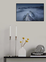 Sea of clouds on the Jian kou Great Wall Poster och Canvastavla