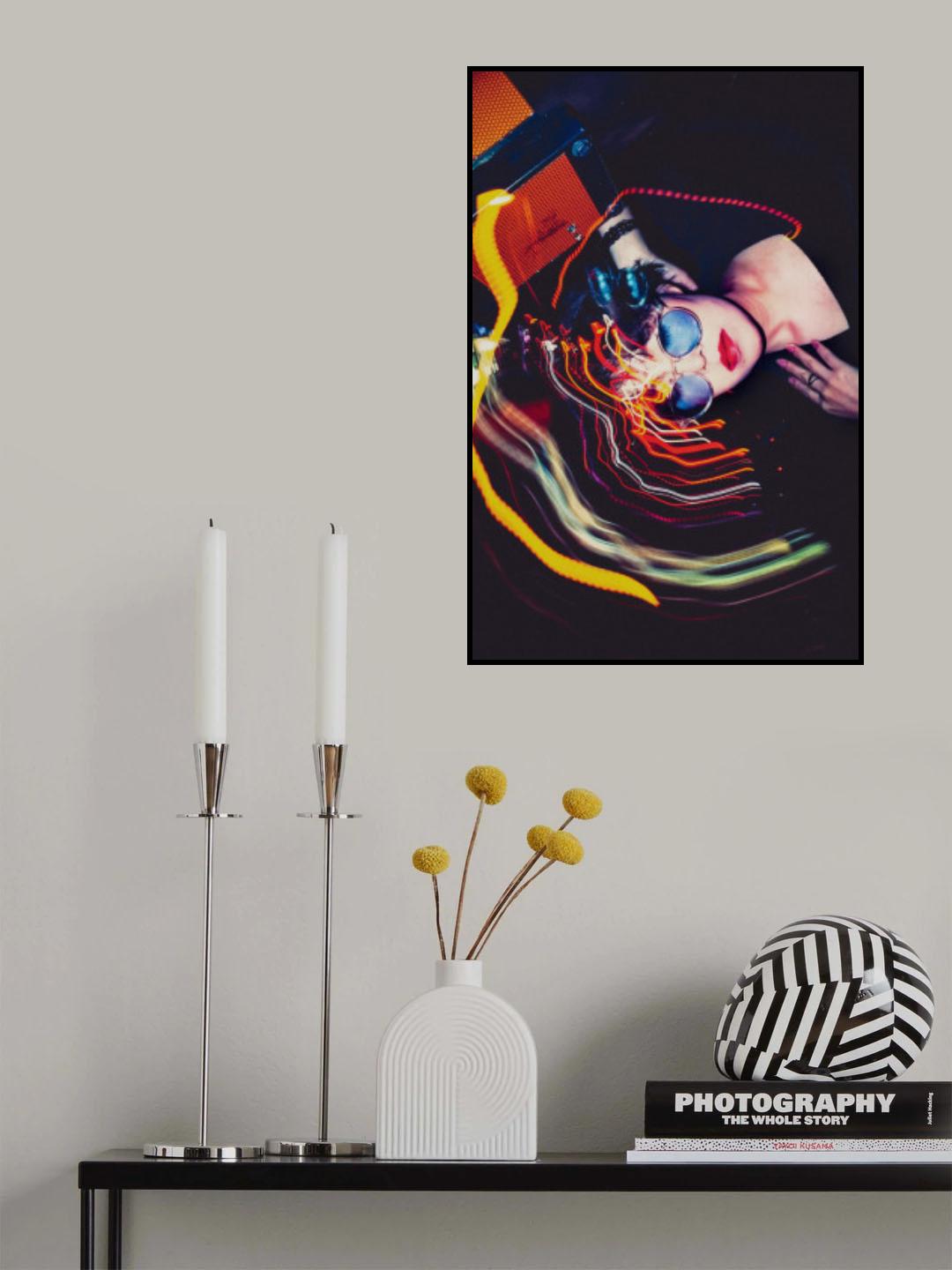 Overflow, my brilliant color Poster och Canvastavla