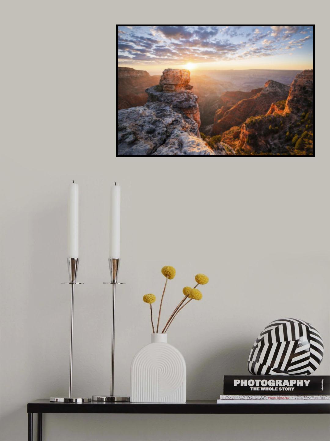 Grand Canyon Rise Poster och Canvastavla