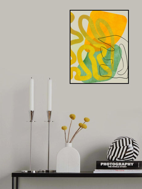 Painted Lines 8 Kopie Poster och Canvastavla