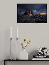 Tre Cime's Fire Poster och Canvastavla