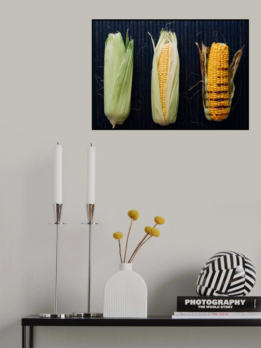 FOODprocess #1- Grilled corn Poster och Canvastavla