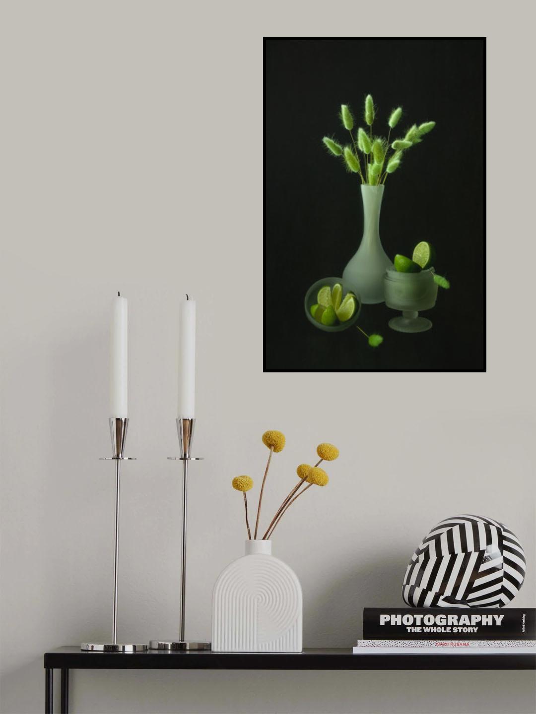 Bunny tail and lime Poster och Canvastavla