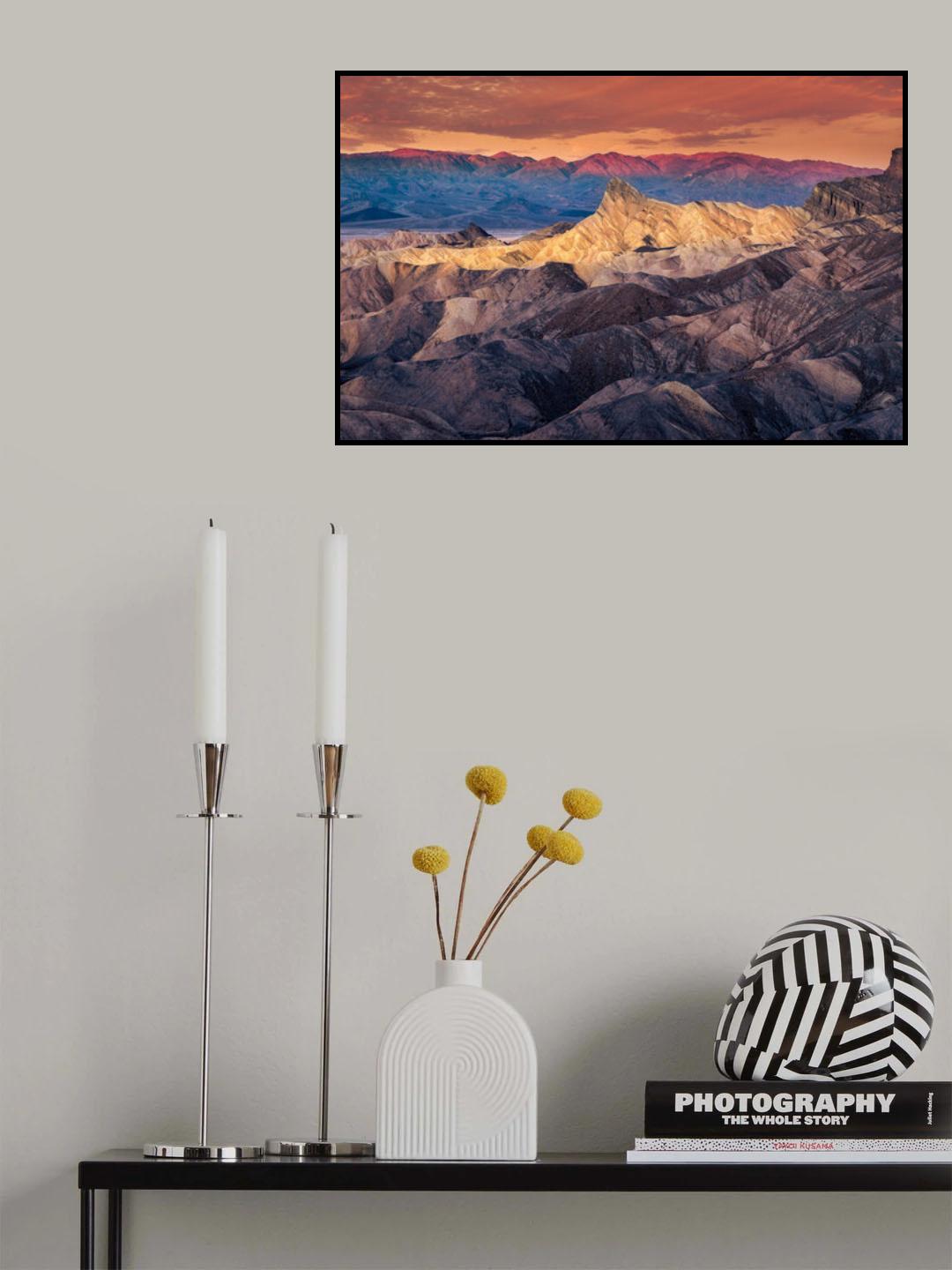 Dawn at Death Valley Poster och Canvastavla