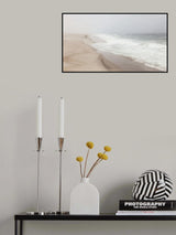 Mist over São Jacinto beach Poster och Canvastavla