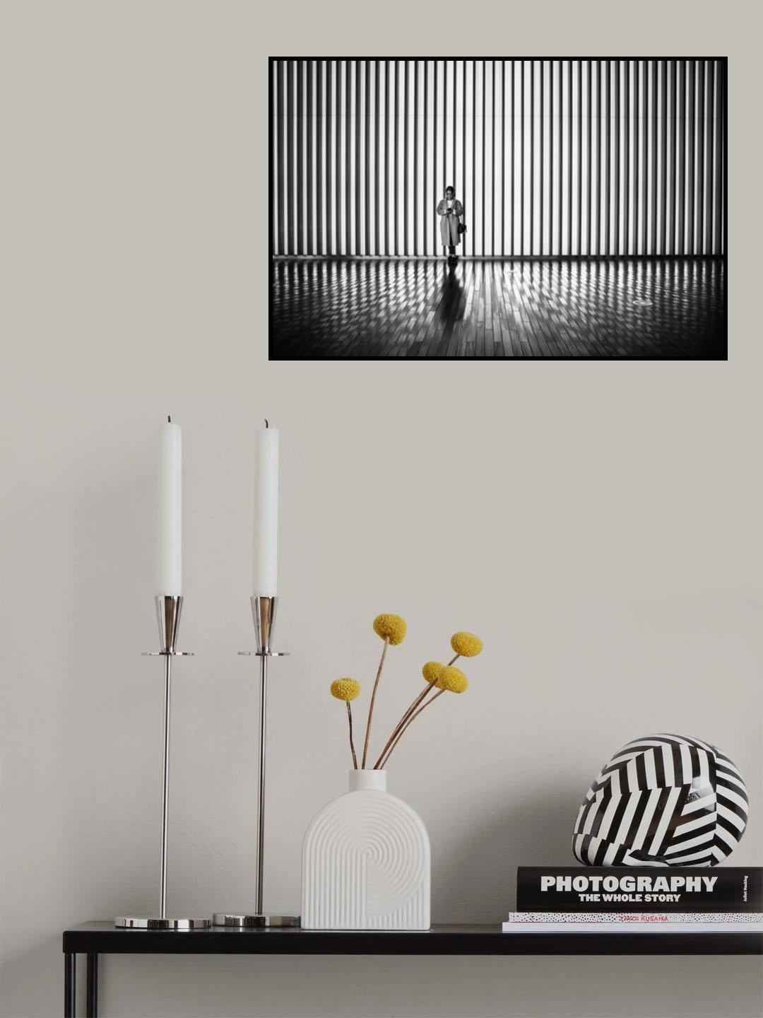 Woman waiting Poster och Canvastavla
