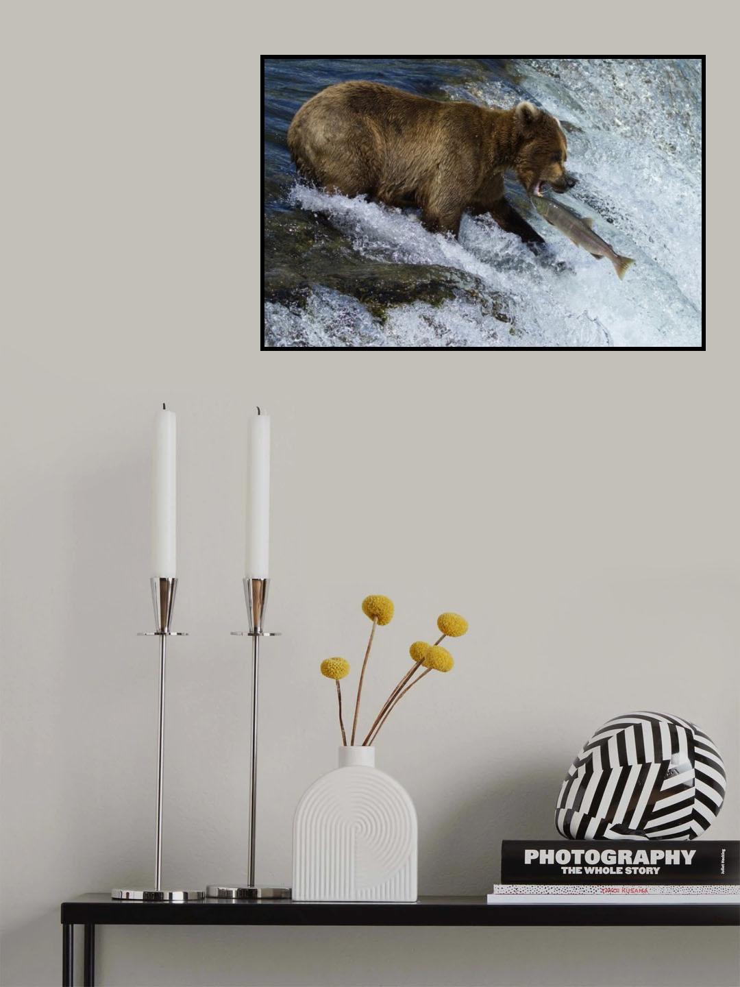 against the stream Poster och Canvastavla