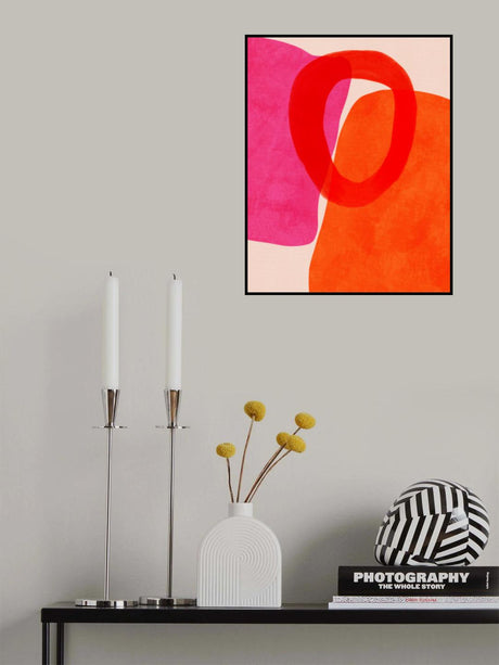 Painted Lines 5 Kopie Poster och Canvastavla