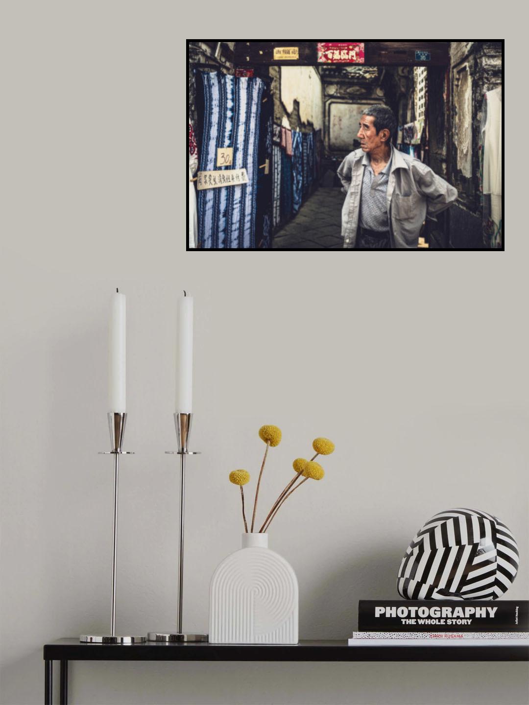 waiting man Poster och Canvastavla