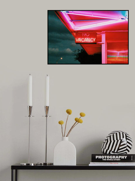 No Vacancy Poster och Canvastavla
