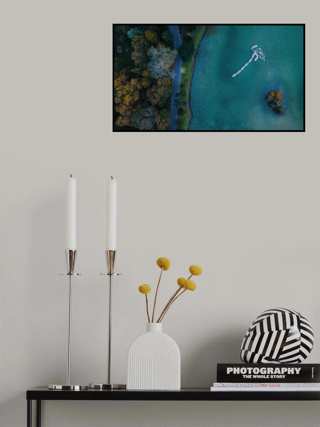 Swanbourne lake Poster och Canvastavla