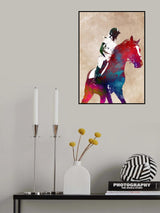 Horse Riding Sport Art (8) Poster och Canvastavla