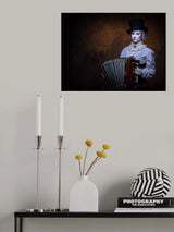 The Victorian Harmonica Puppet Poster och Canvastavla