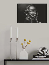 Child Mursi Poster och Canvastavla