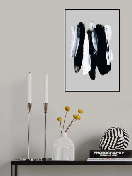 Abstract Brush Strokes 12 300dpi Poster och Canvastavla