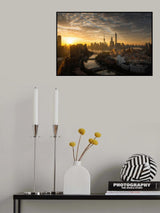 Sunrise in Shanghai Poster och Canvastavla