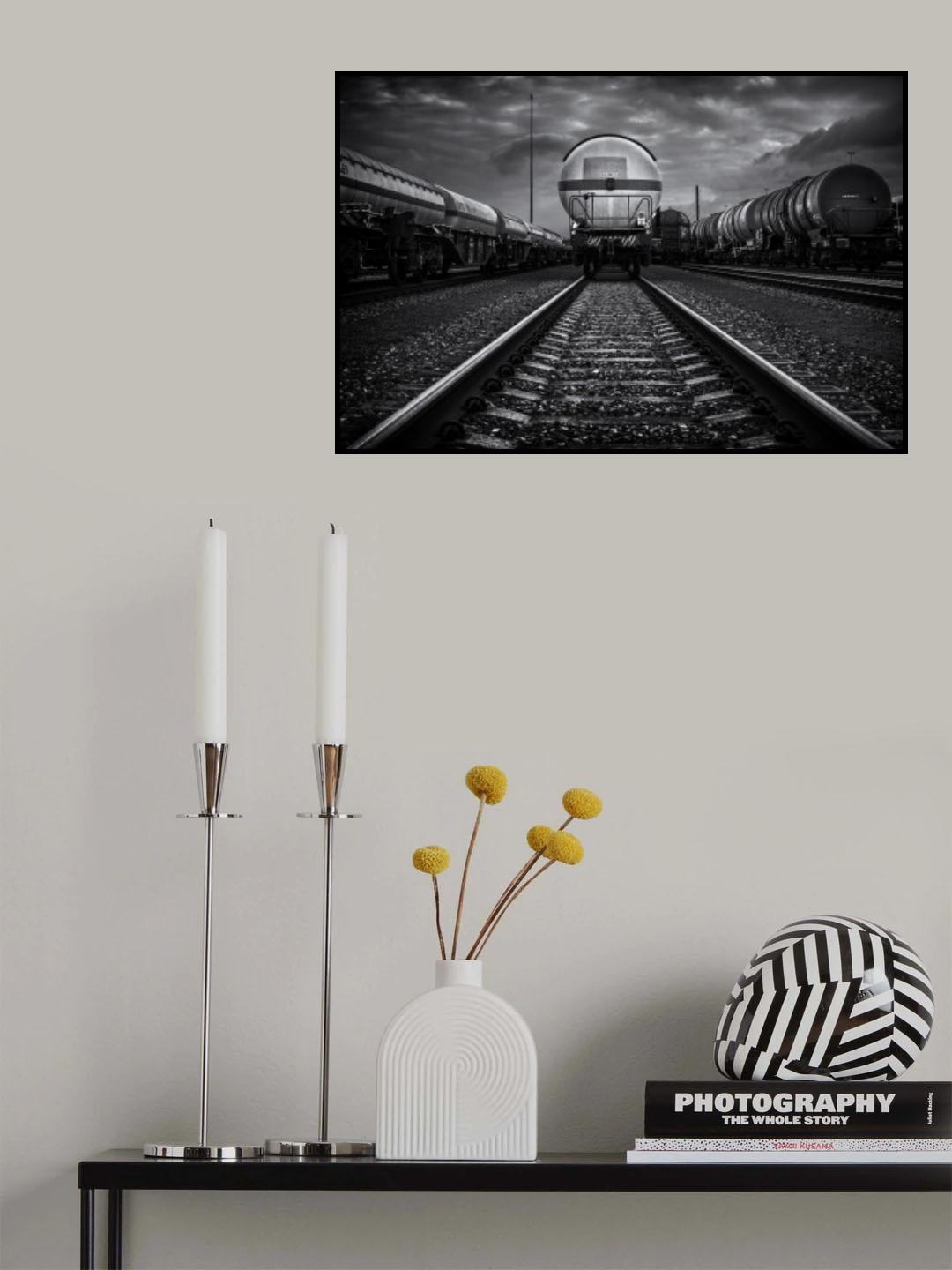 Train destinations Poster och Canvastavla